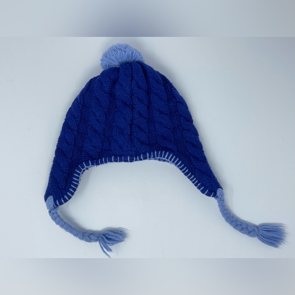 NORTH FACE: Earflap Beanie Winter Hat, Blue, Size: Small (S/P) - Picture 2 of 6